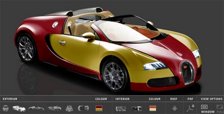 Bugatti Veyron 16.4 Configurator