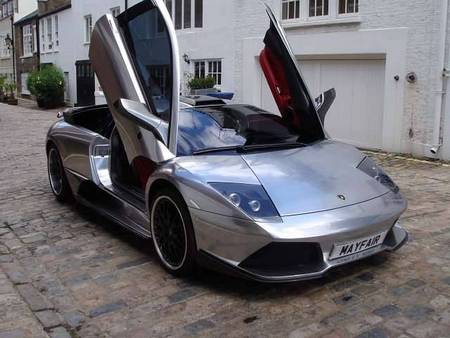 Chromed Lamborghini Murcielago LP640 Hamann