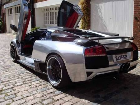 Chromed Lamborghini Murcielago LP640 Hamann