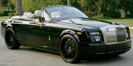 David Beckham Rolls Royce Drophead Phantom