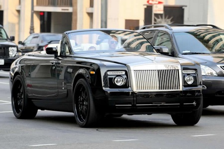 David Beckham Rolls Royce Drophead Phantom