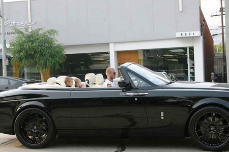 David Beckham Rolls Royce Drophead Phantom