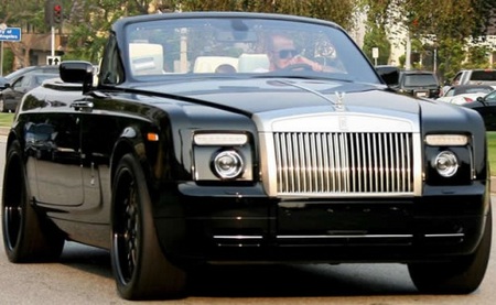 David Beckham Rolls Royce Drophead Phantom