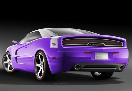 Futuristic Dodge Charger by Michael Leonhard