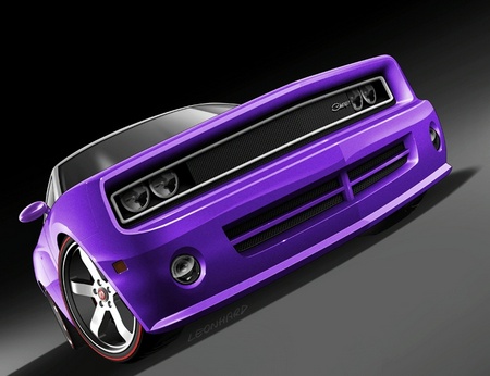 Futuristic Dodge Charger by Michael Leonhard