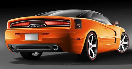 Futuristic Dodge Charger by Michael Leonhard