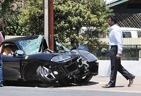 Ferrari 360 Modena Crash