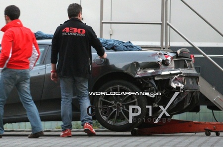 Ferrari F430 Scuderia Prototype crashed Schumacher