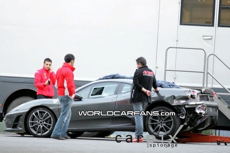 Ferrari F430 Scuderia Prototype crashed Schumacher