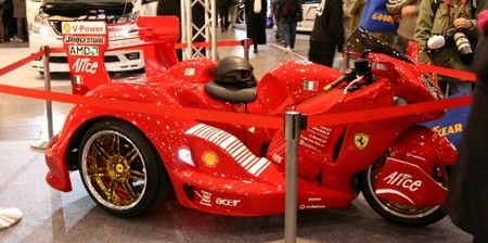 Ferrari Suzuki Hyabusa Trike