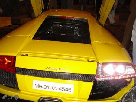 Lamborghini Murcielago LP640 crash