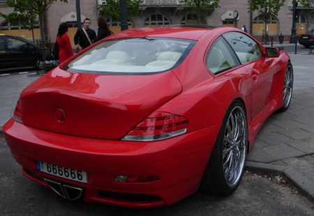 Lithuanian BMW 6-Series Red