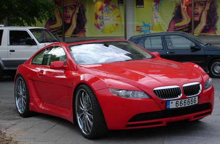 Lithuanian BMW 6-Series Red