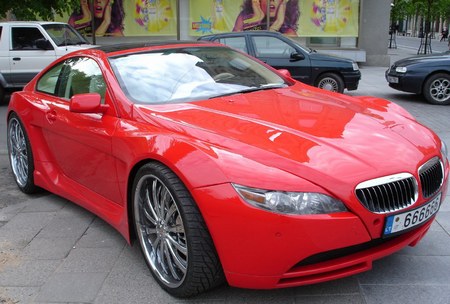 Lithuanian BMW 6-Series Red