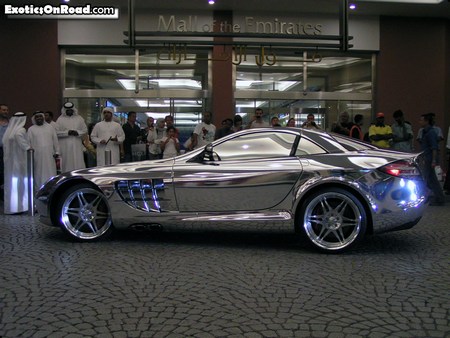 Mercedes McLaren SLR Chromed