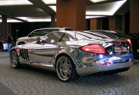 Mercedes McLaren SLR Chromed