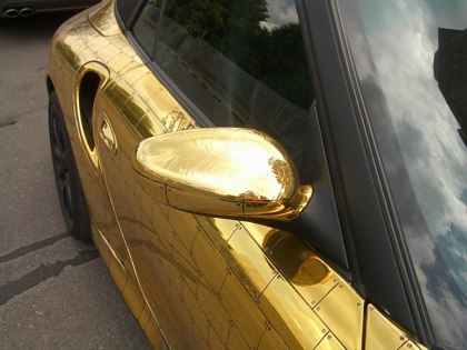 Porsche 911 Gold Plated from Russia