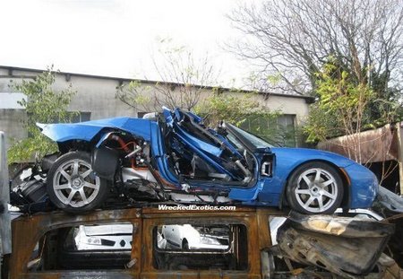 Tesla Roadster Crash