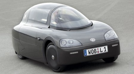 Volkswagen one litre green car